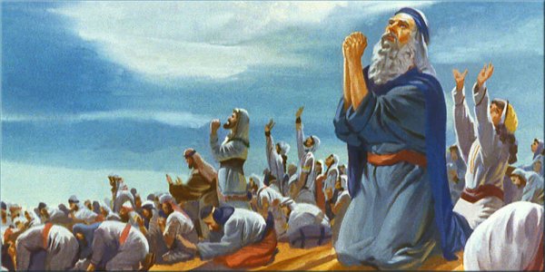 Человек молится