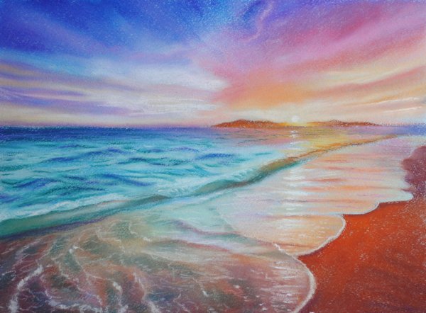 Рисунки пастелью