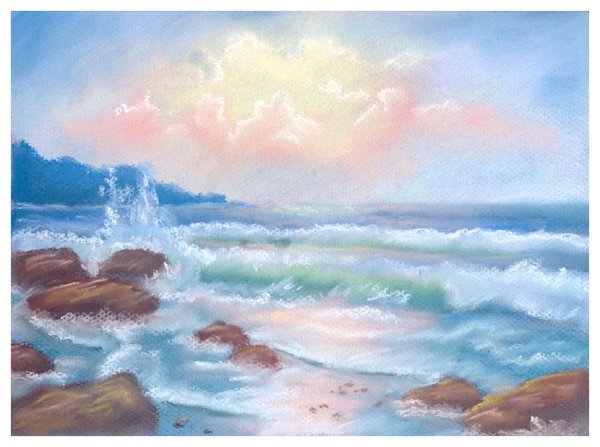 Вера Кавура картины море