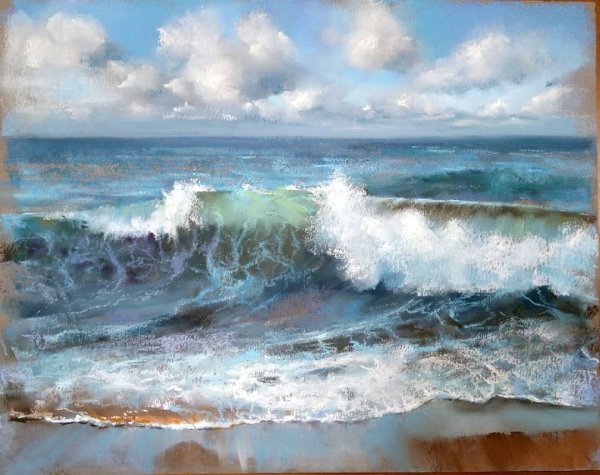 Красивые морские пейзажи акварелью