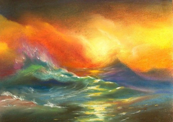 Небо пастелью