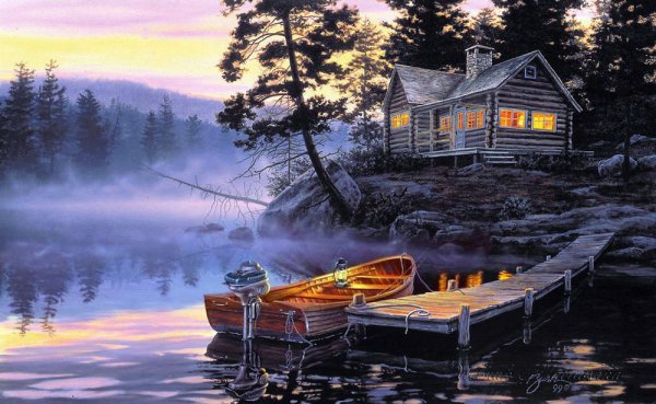 Даррелл Буш дом у озера