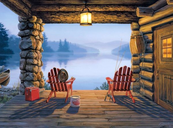 Сказочная изба внутри