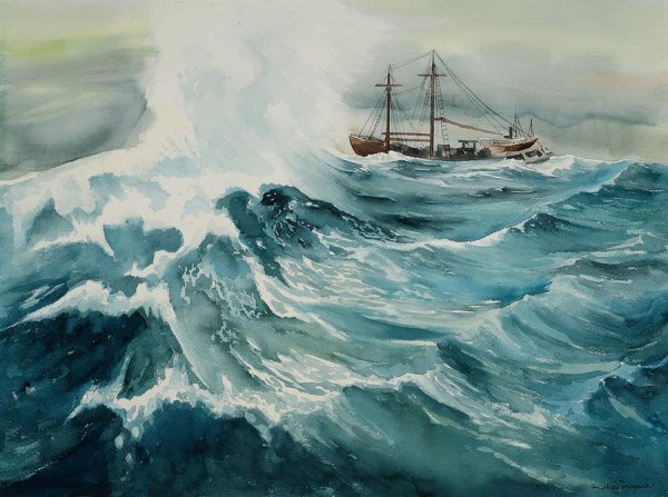 Парус в бушующем море