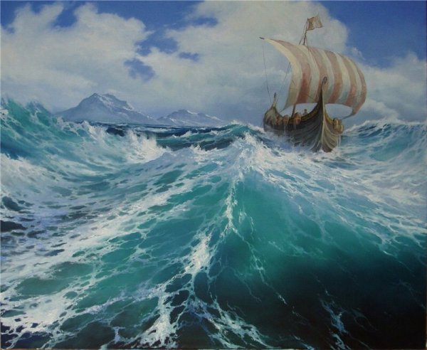 Океан Индии шторм