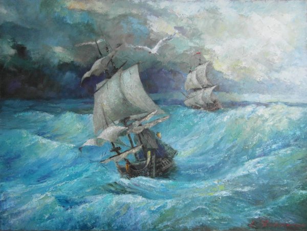 Кораблекрушение парусник