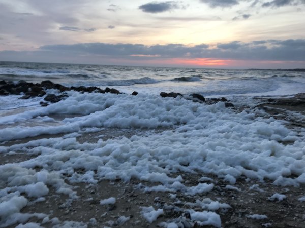 Лиман зимой г Ейск