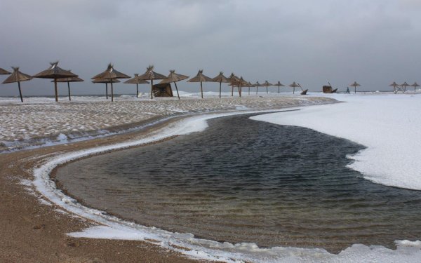 Черное море зимой фото Констанца крупнейший порт Румынии