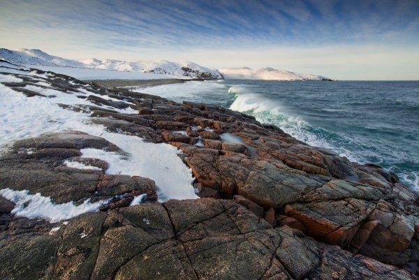 Баренцево море Териберка