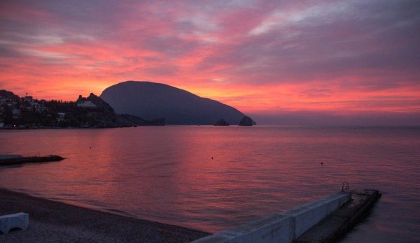 Рассвет в Гурзуфе