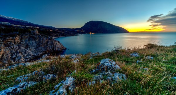 Артек гора Аю Даг закат