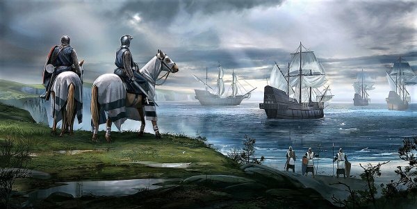 Рыцарь пейзаж