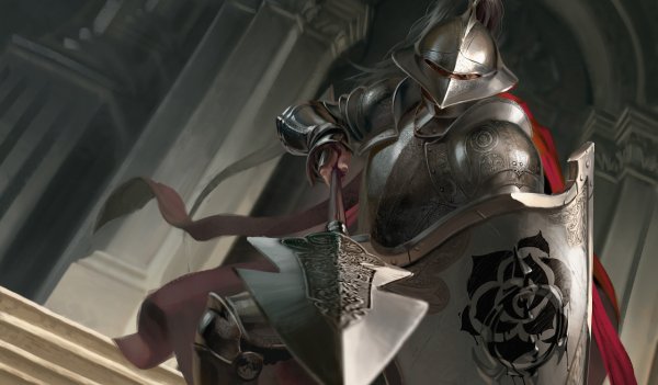 МТГ рыцарь арт