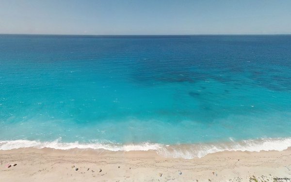 Вид на море с пляжа