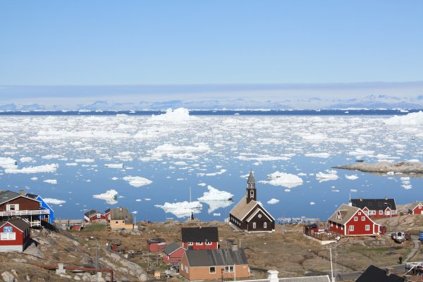 Город Илулиссат Гренландия