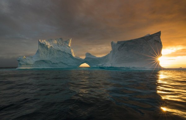 Полярный пейзаж фото Айсберг