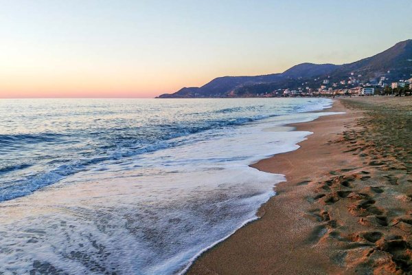 Турция побережье закат