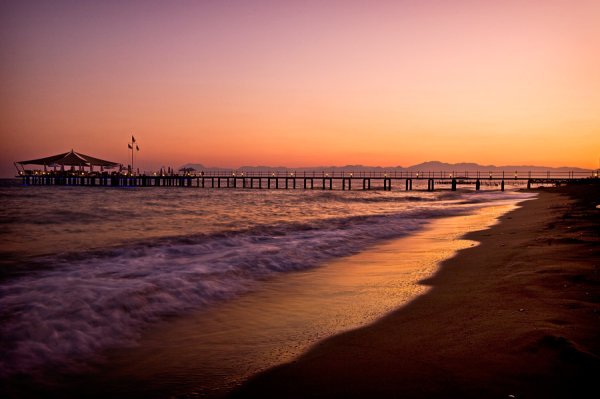 Закат в Турции Анталийское побережье