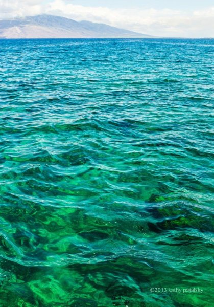 Зелено голубое море