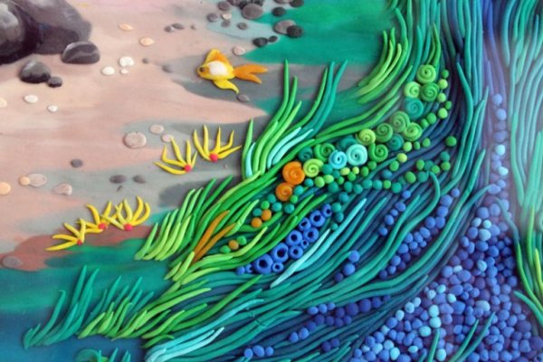 Наталья Синегина картины из пластилина