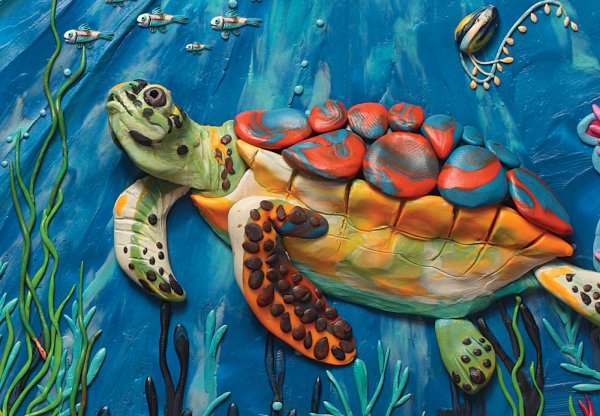 Пластилиновая живопись Яковлева