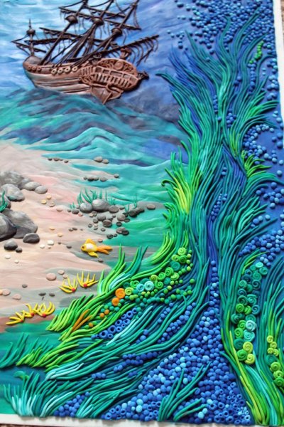 Картины из пластилина