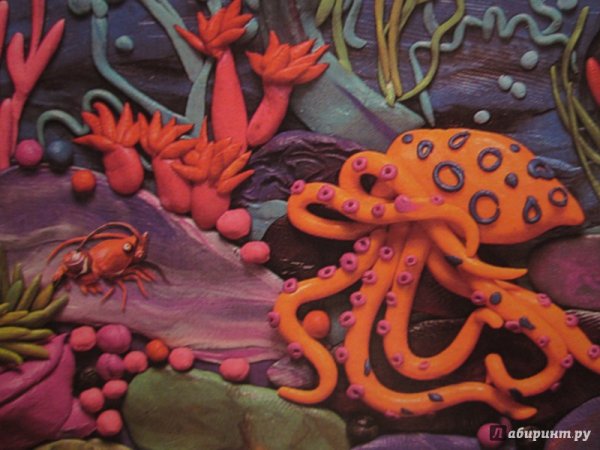 Аппликация из пластилиновых жгутиков