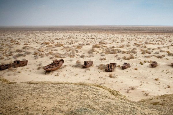 Засоление почв Аральского моря