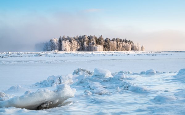 Белое море Торосы