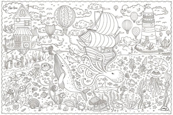 Морское дно в графике