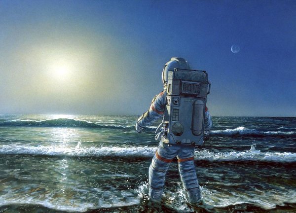Космонавт в океане