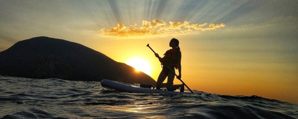 Закат на сапе