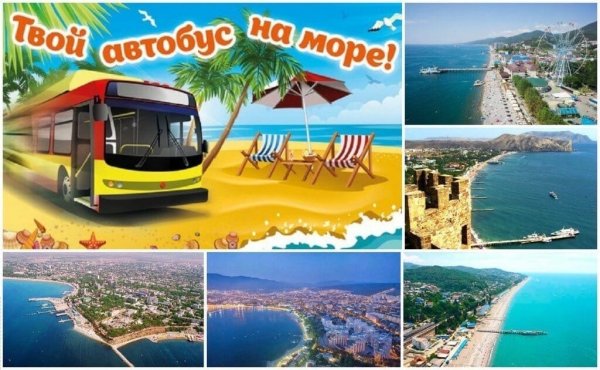 Автобус на море