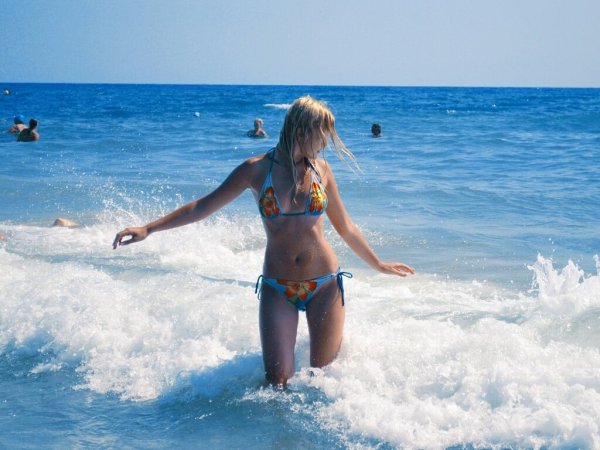 Девушки на курортах черного моря