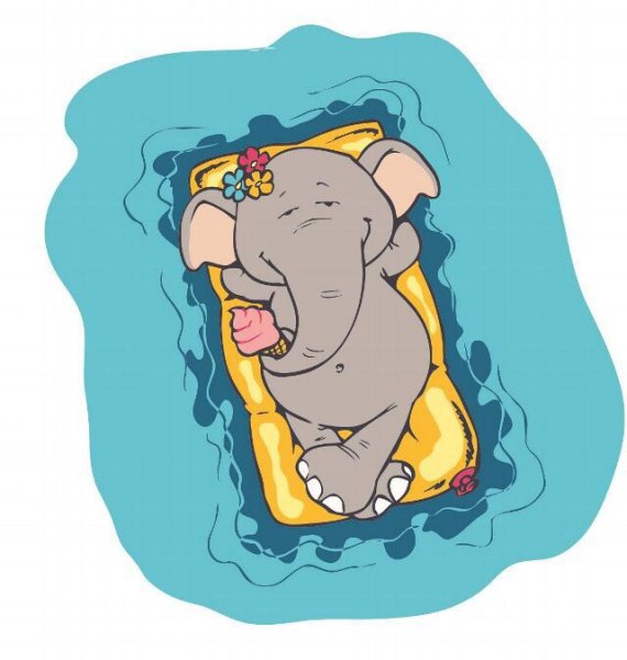 Слоны в лодке