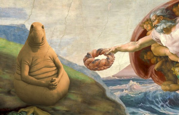 Ждун на картинах великих художников