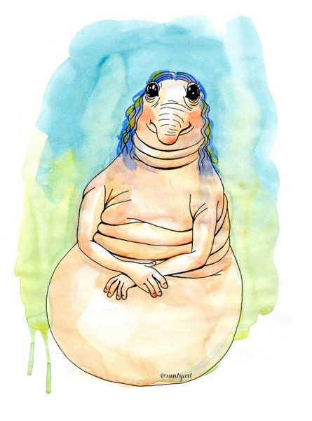 Ждун на берегу реки