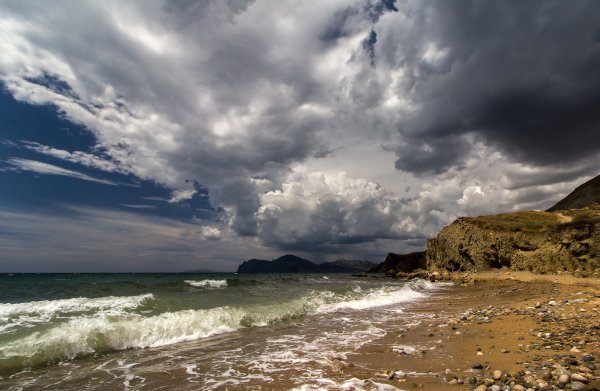 Субтропический шторм на черном море