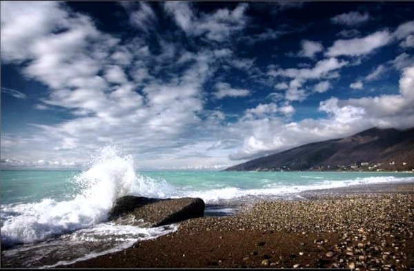 Черное море в Гаграх