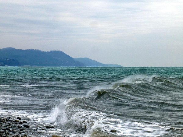 Черное море шторм в море