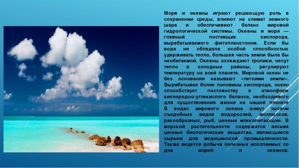 Рассказ о красоте моря