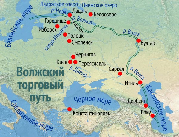 Атлантический океан на карте