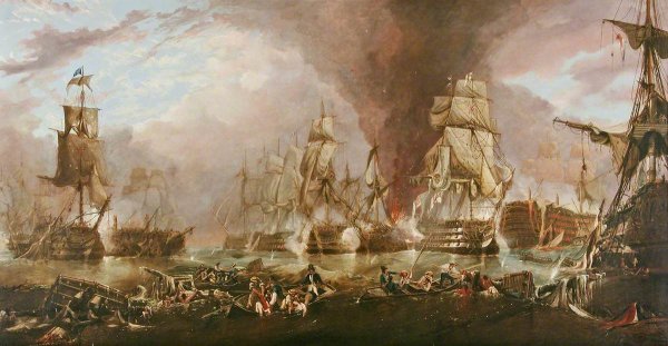 Трафальгарское сражение 1805 Нельсон