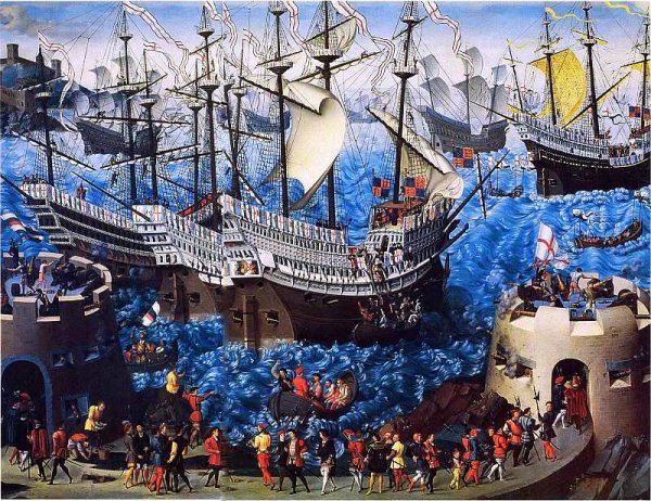 Английский флот Елизавета 1