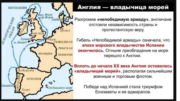 Британия Владычица морей Англия при Елизавете Тюдор