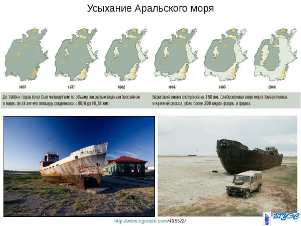 Аральское море динамика