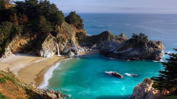 Калифорния водопад MCWAY Falls