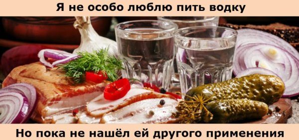 Приколы про закуску и выпивку