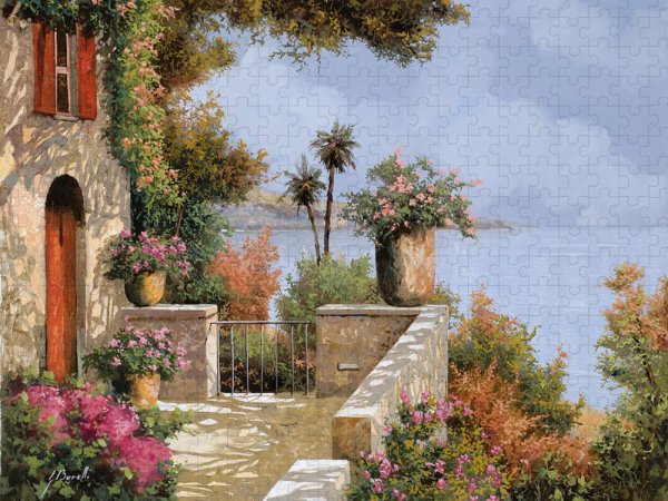 Итальянские пейзажи художник Guido Borelli