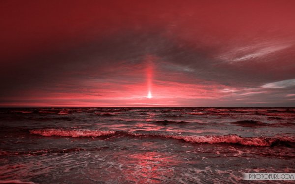 Розовый закат